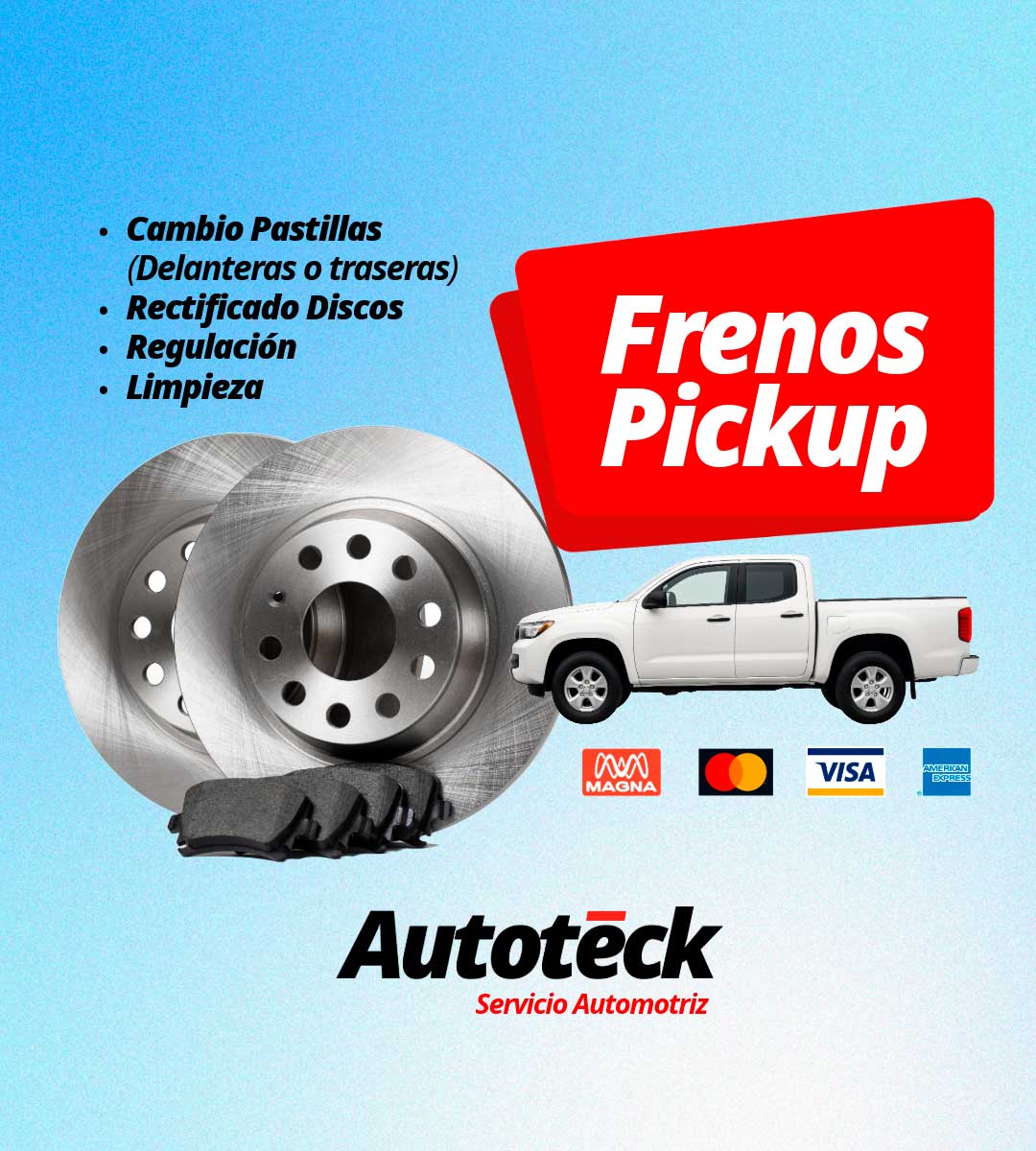 Frenos Pickup